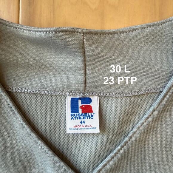 Vintage Ken Griffey JR Jersey 44 Gray 90s Russell Athletic Vintage - Picture 6 of 8